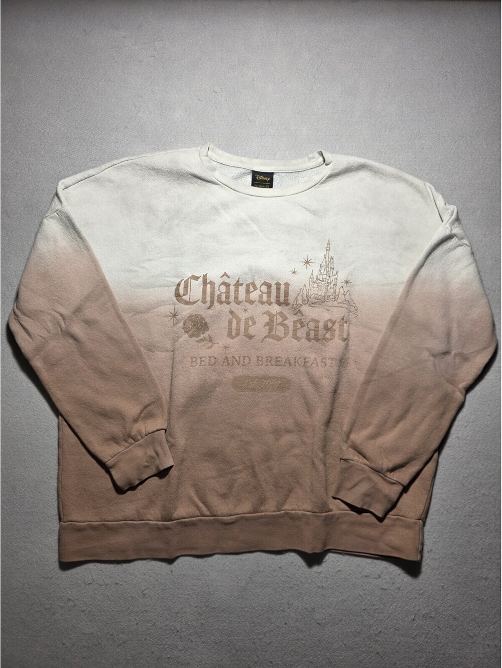 Disney Beauty and the Beast Château de Beast Bed & Breakfast Sweatshirt Large